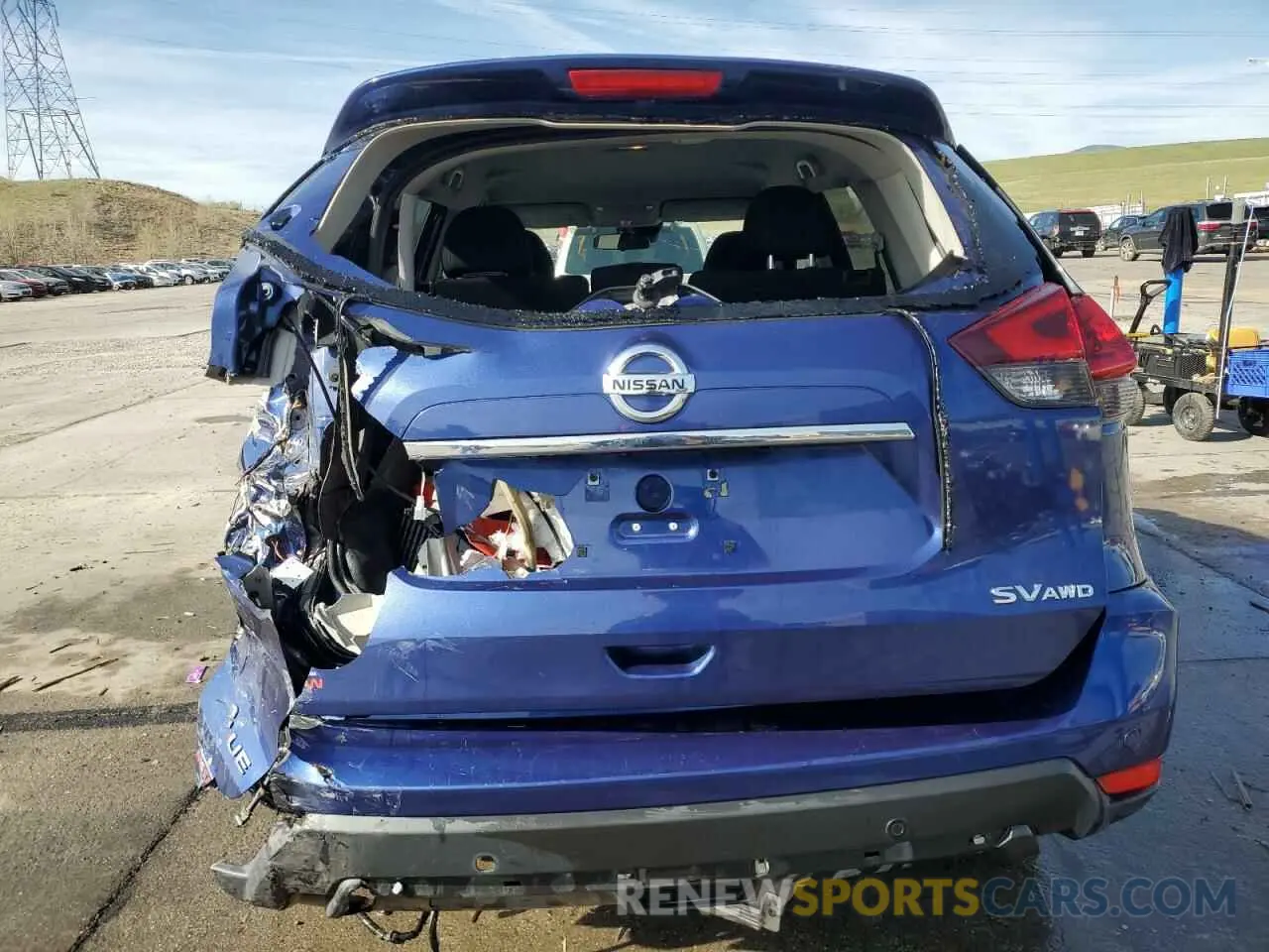 6 Photograph of a damaged car 5N1AT2MV7LC795883 NISSAN ROGUE 2020
