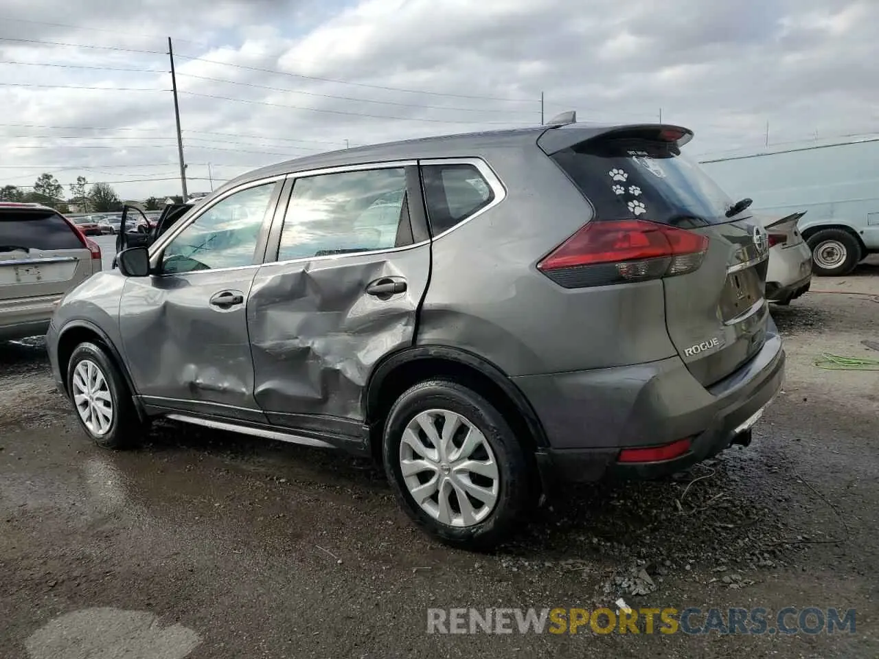 2 Photograph of a damaged car 5N1AT2MV8LC721243 NISSAN ROGUE 2020
