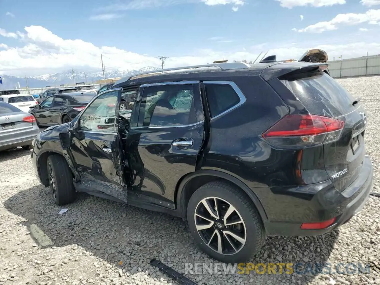 2 Photograph of a damaged car 5N1AT2MV9LC744420 NISSAN ROGUE 2020