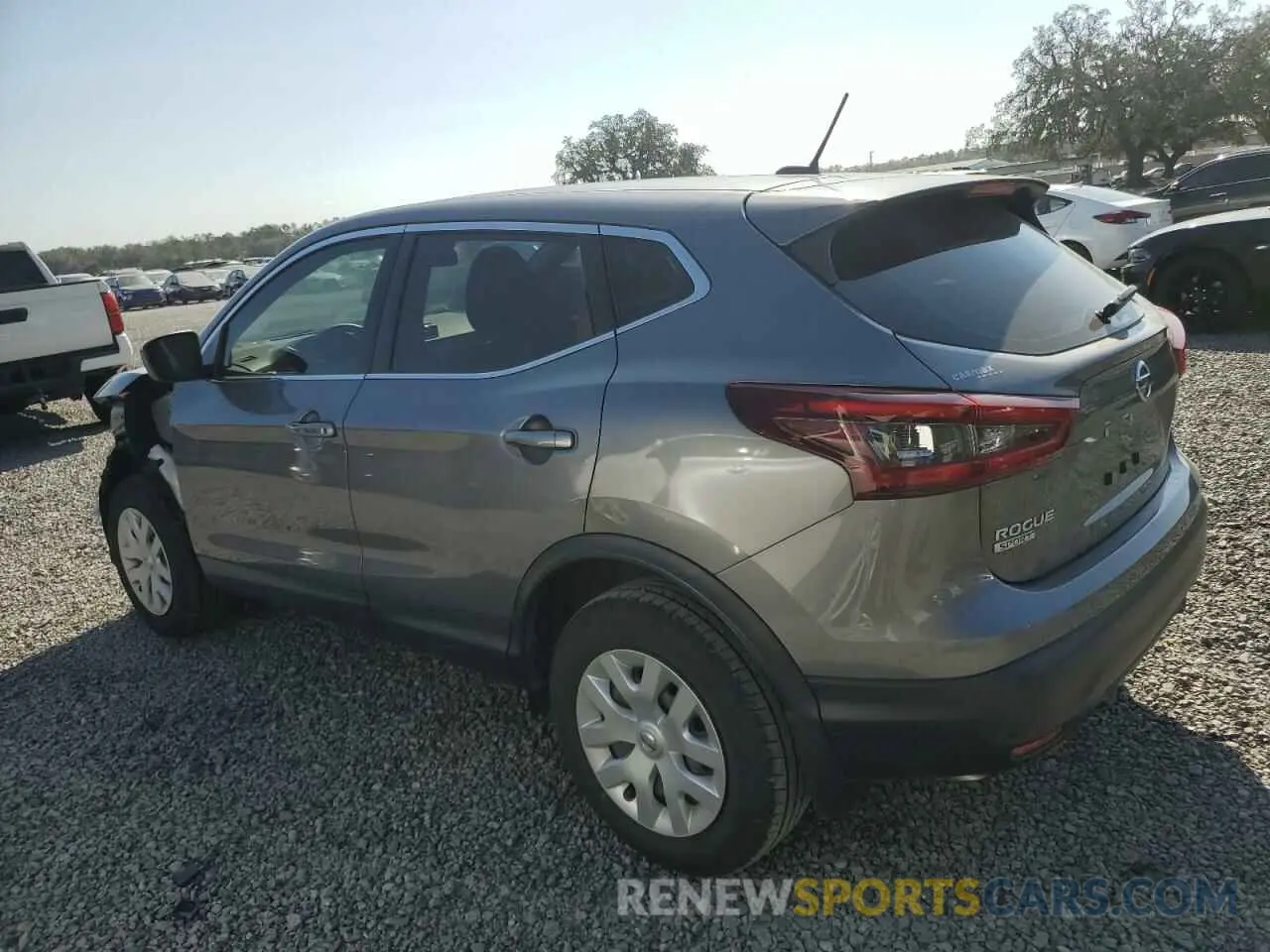2 Photograph of a damaged car JN1BJ1CV0LW548099 NISSAN ROGUE 2020