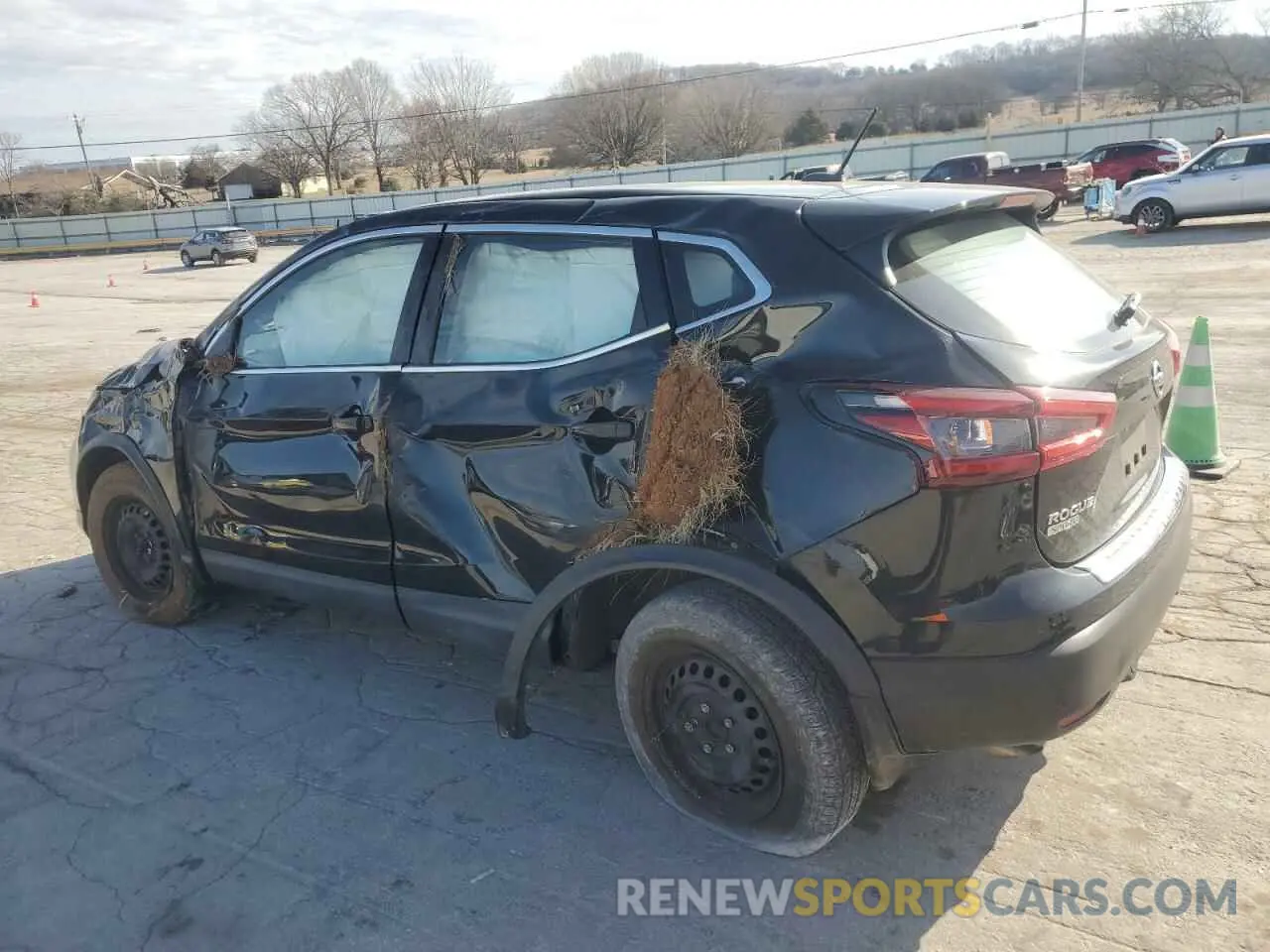 2 Photograph of a damaged car JN1BJ1CV3LW264420 NISSAN ROGUE 2020
