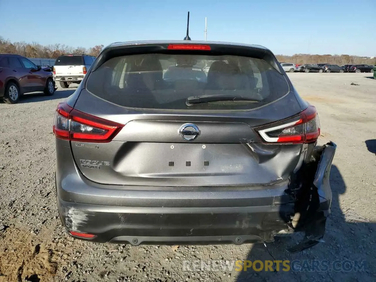 6 Photograph of a damaged car JN1BJ1CV3LW279905 NISSAN ROGUE 2020
