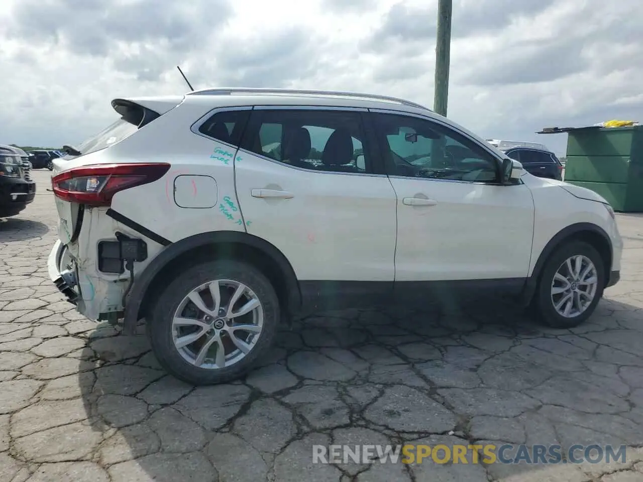 3 Фотография поврежденного автомобиля JN1BJ1CV3LW546251 NISSAN ROGUE 2020