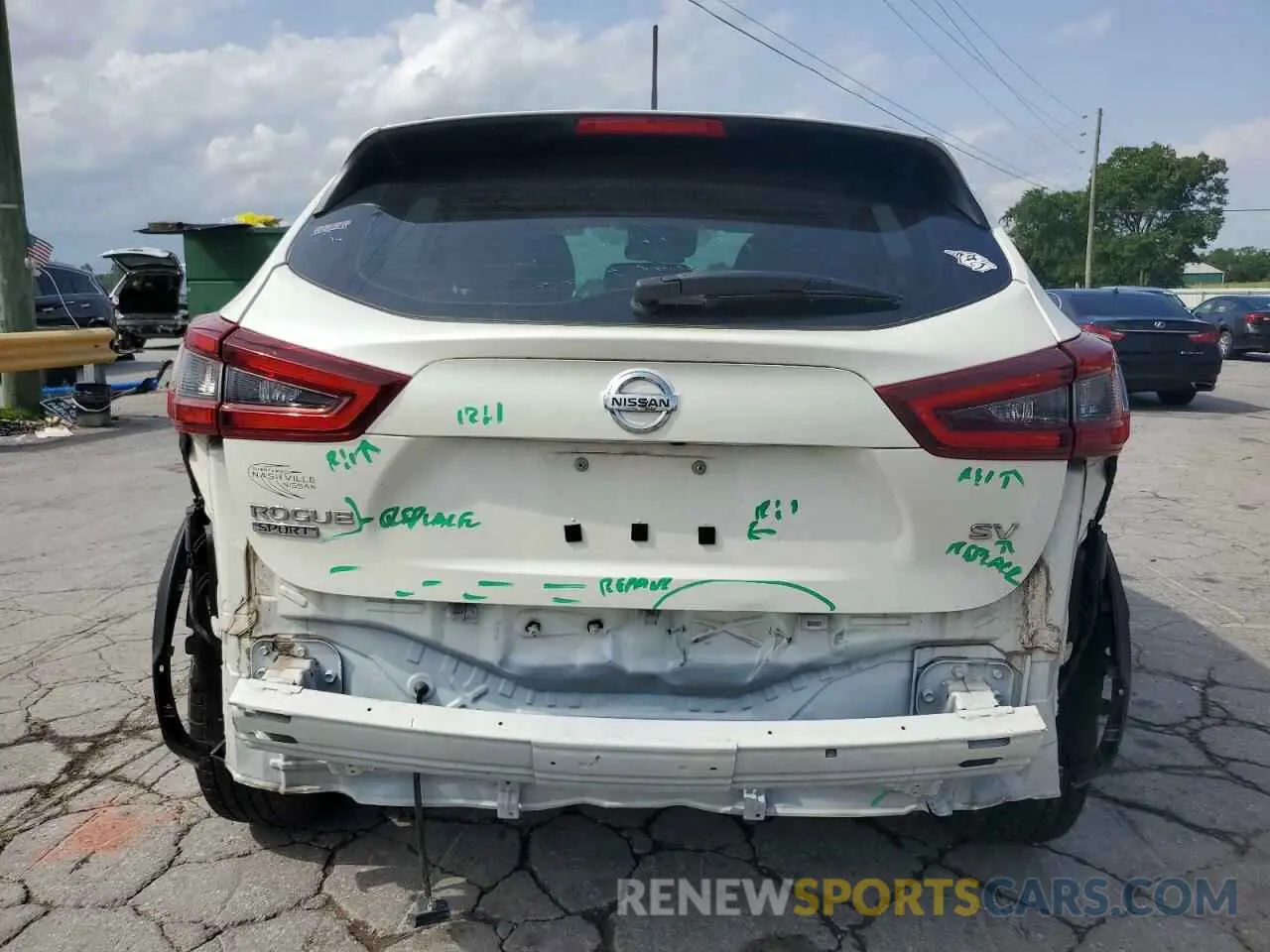 6 Фотография поврежденного автомобиля JN1BJ1CV3LW546251 NISSAN ROGUE 2020