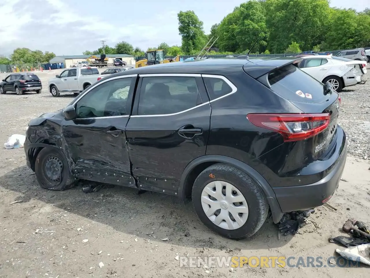 2 Photograph of a damaged car JN1BJ1CV3LW547965 NISSAN ROGUE 2020