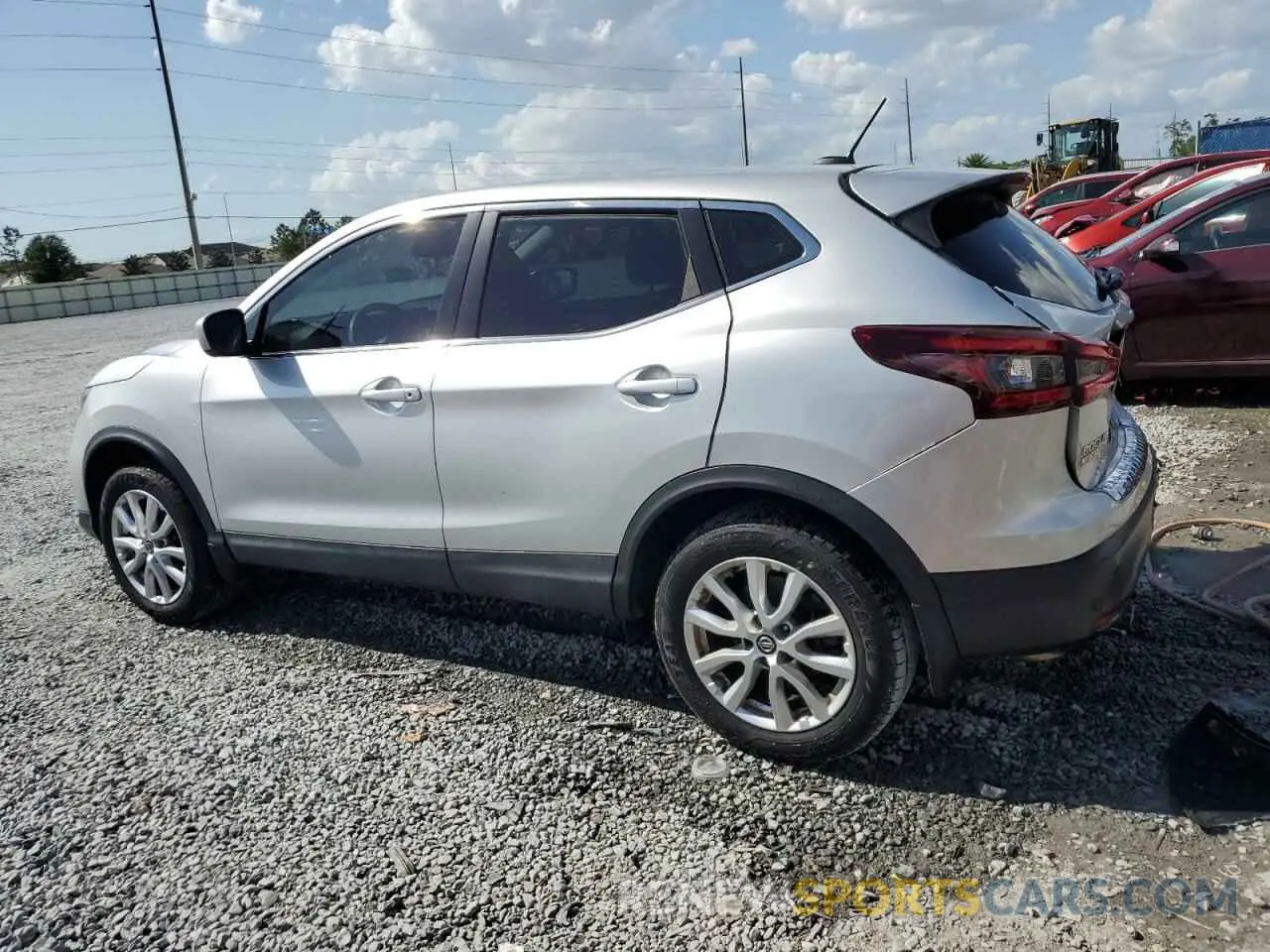 2 Photograph of a damaged car JN1BJ1CV4LW550373 NISSAN ROGUE 2020