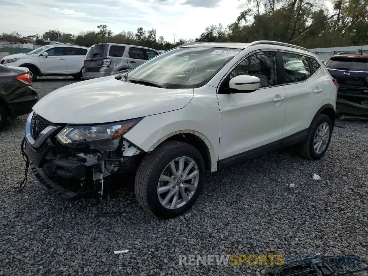 1 Photograph of a damaged car JN1BJ1CV6LW542145 NISSAN ROGUE 2020