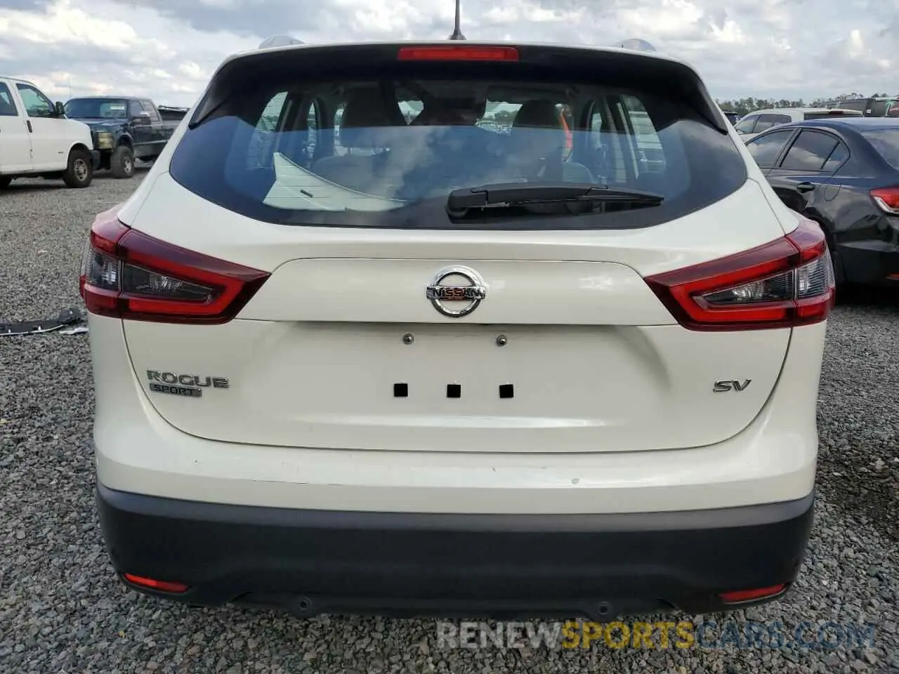 6 Photograph of a damaged car JN1BJ1CV6LW542145 NISSAN ROGUE 2020