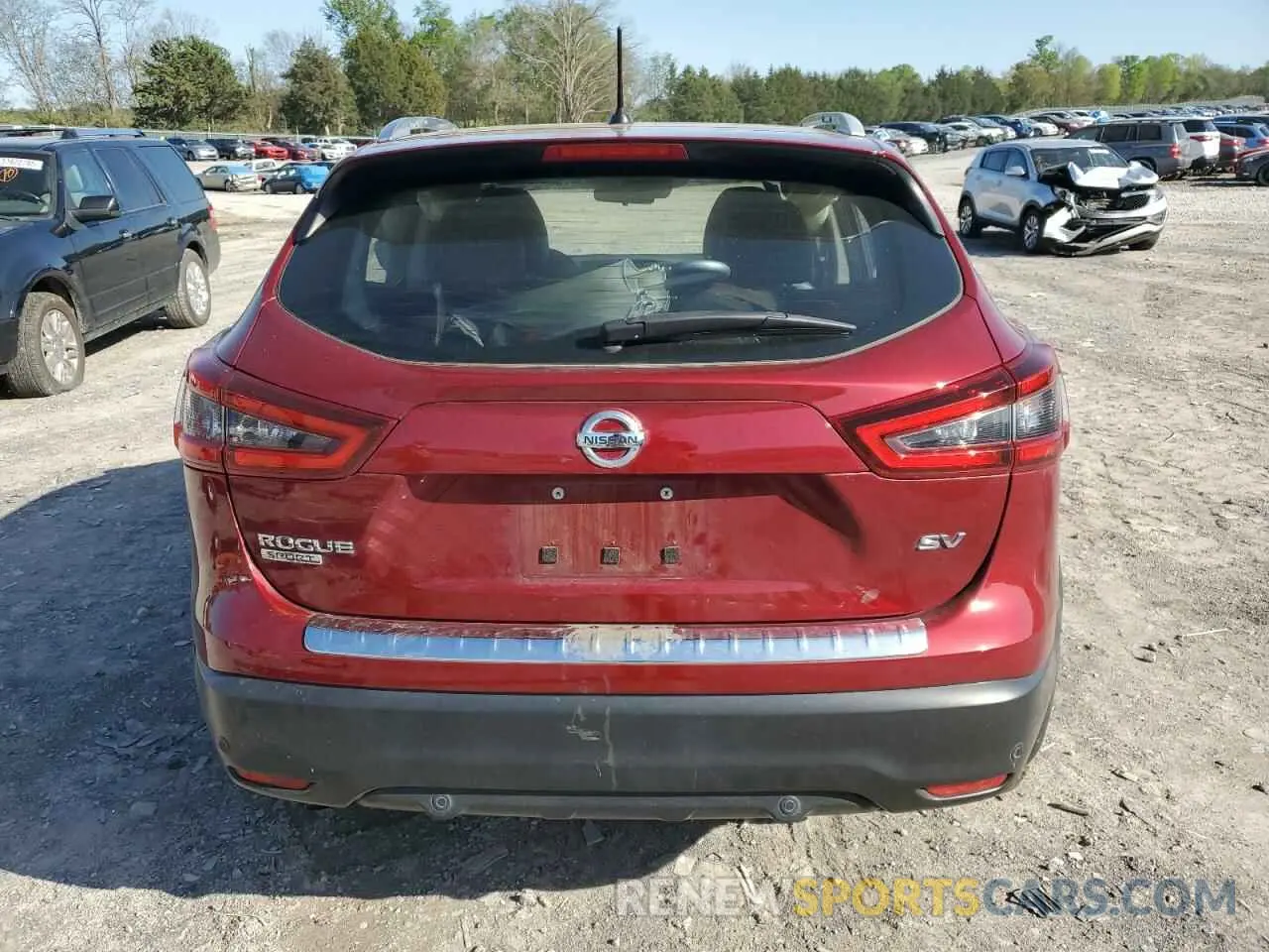 6 Photograph of a damaged car JN1BJ1CVXLW261899 NISSAN ROGUE 2020