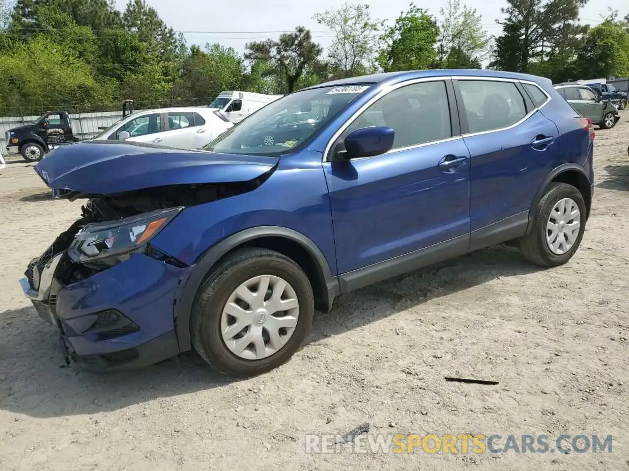 1 Photograph of a damaged car JN1BJ1CVXLW278220 NISSAN ROGUE 2020