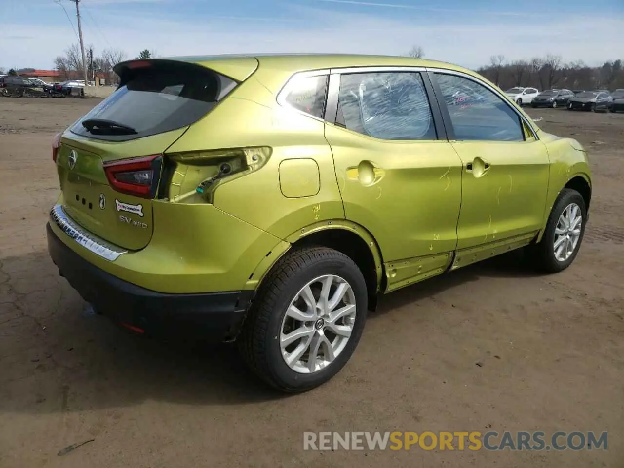 3 Photograph of a damaged car JN1BJ1CW0LW366315 NISSAN ROGUE 2020