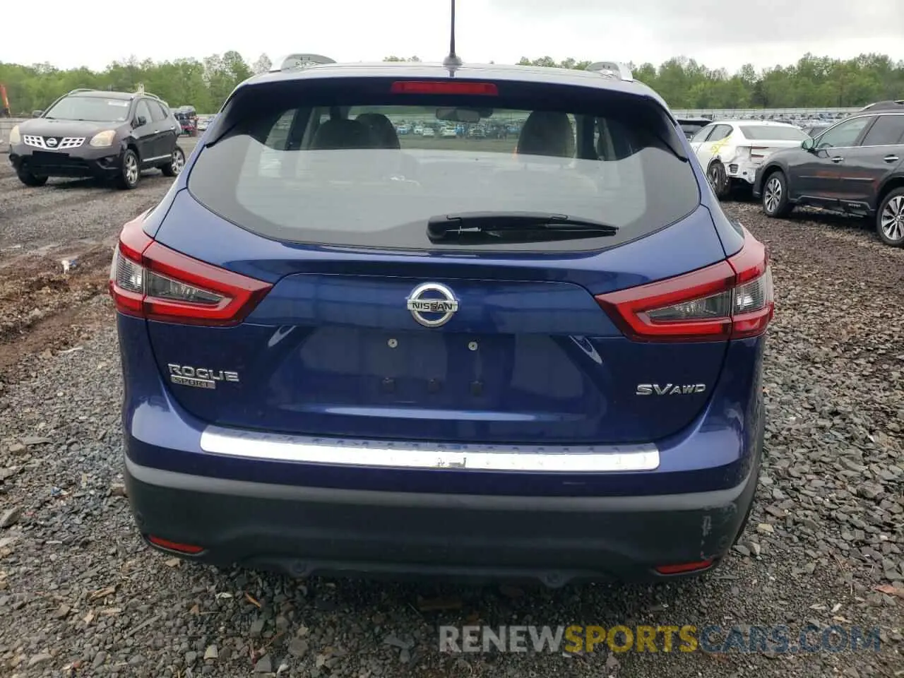 6 Photograph of a damaged car JN1BJ1CW1LW391272 NISSAN ROGUE 2020