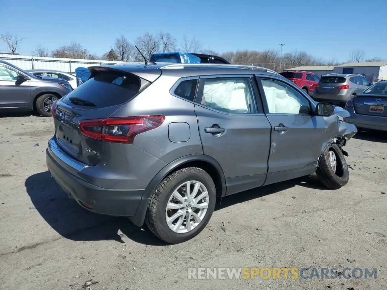 3 Фотография поврежденного автомобиля JN1BJ1CW2LW650190 NISSAN ROGUE 2020