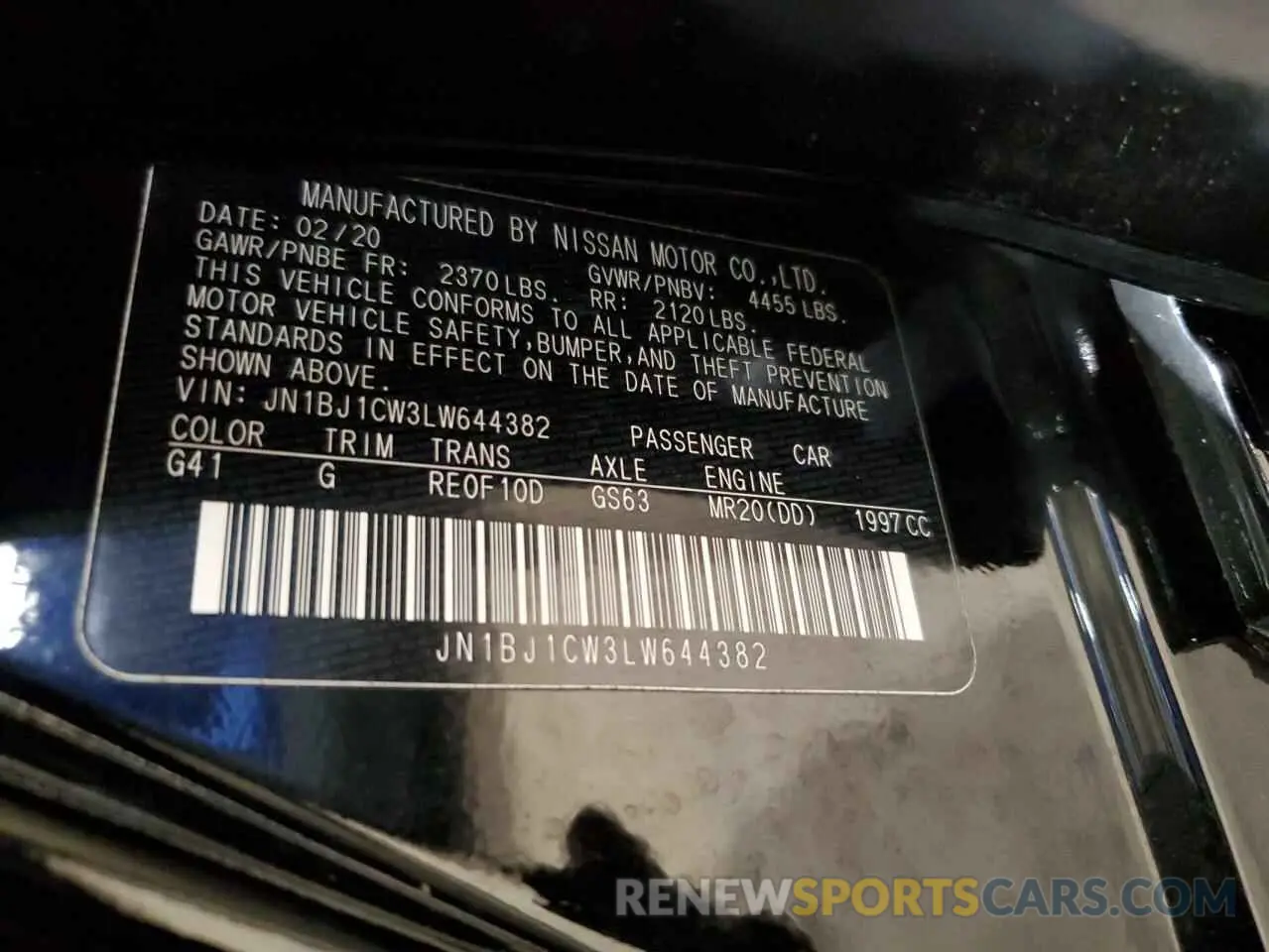 13 Фотография поврежденного автомобиля JN1BJ1CW3LW644382 NISSAN ROGUE 2020
