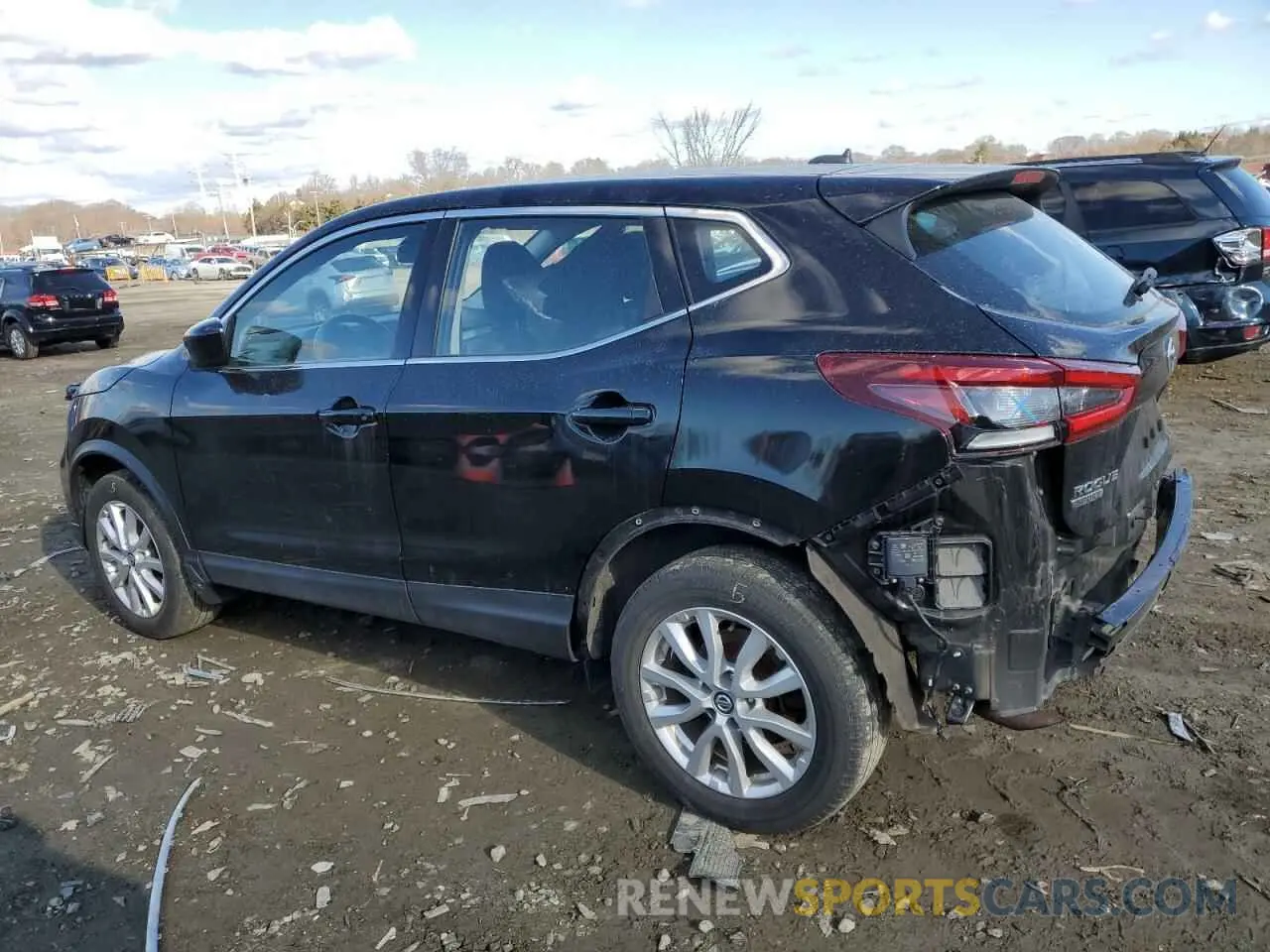 2 Photograph of a damaged car JN1BJ1CW3LW647928 NISSAN ROGUE 2020