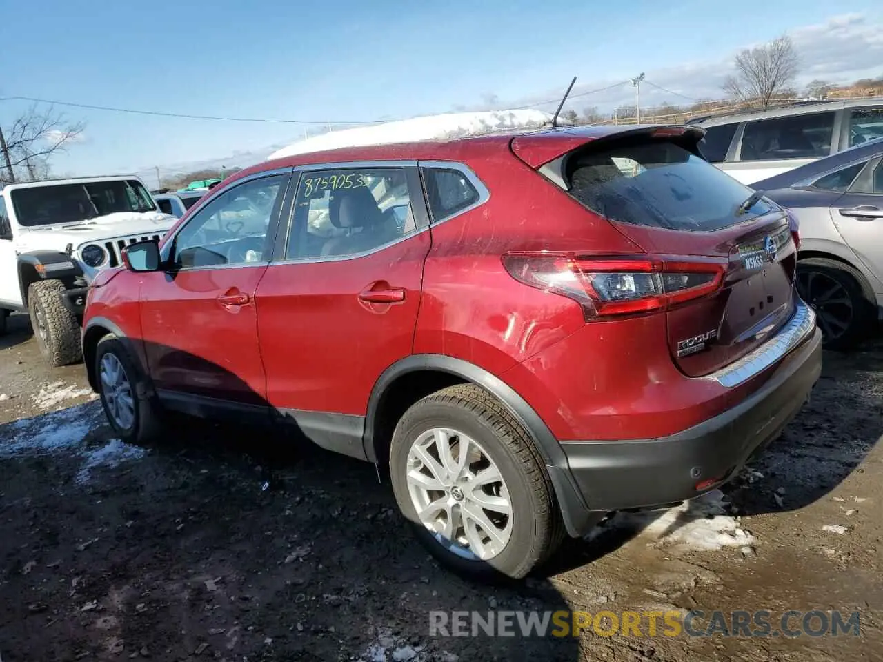 2 Photograph of a damaged car JN1BJ1CW4LW390200 NISSAN ROGUE 2020