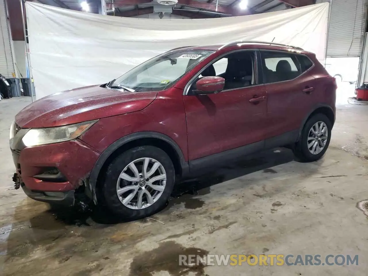 1 Photograph of a damaged car JN1BJ1CW5LW377360 NISSAN ROGUE 2020