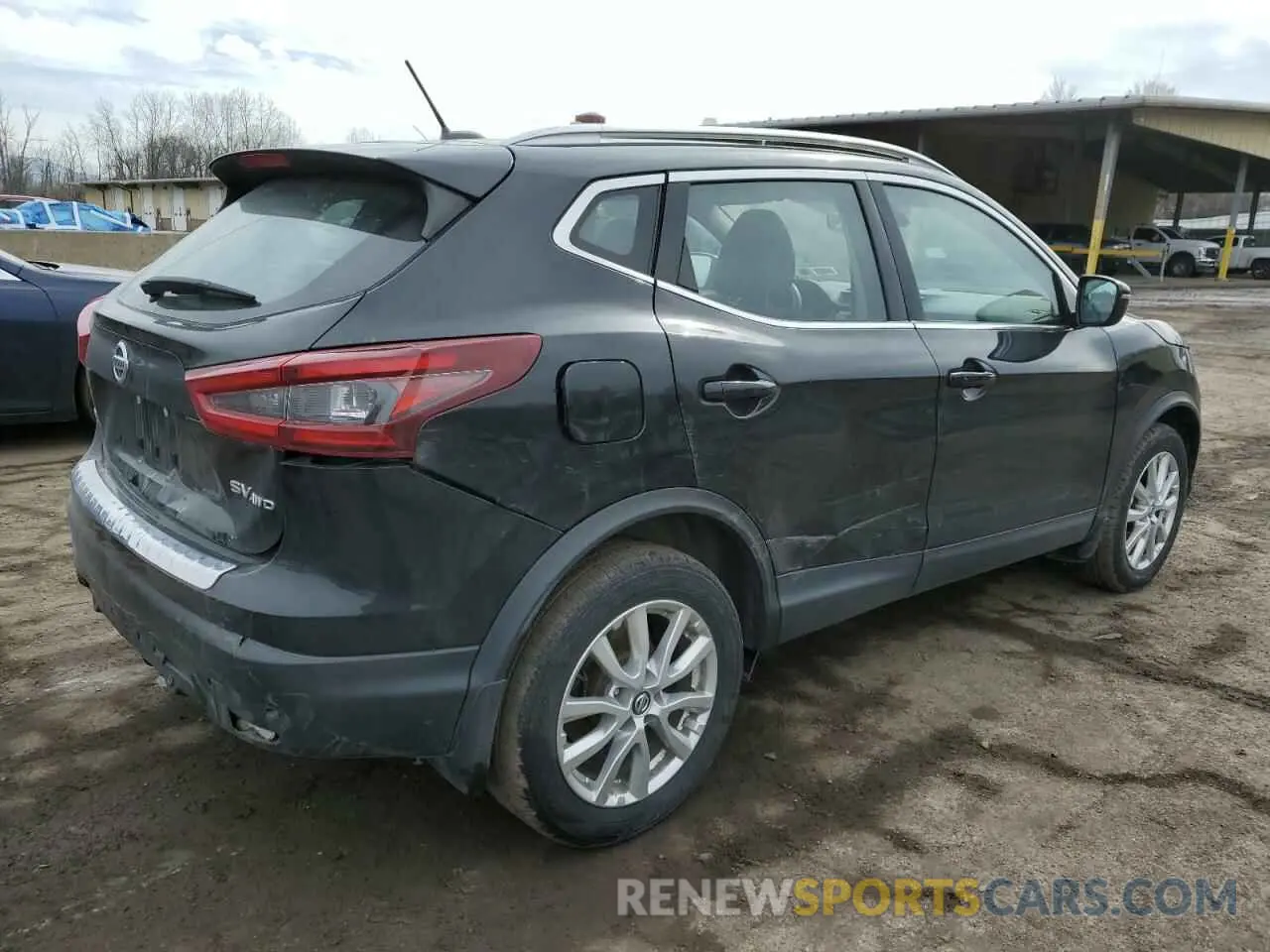 3 Photograph of a damaged car JN1BJ1CW5LW387225 NISSAN ROGUE 2020