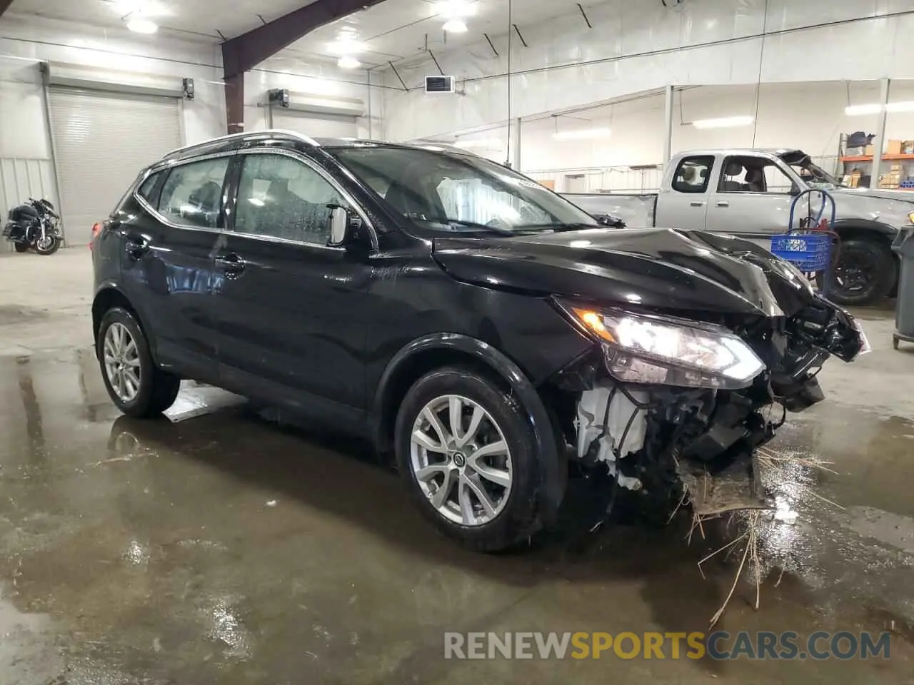 4 Photograph of a damaged car JN1BJ1CW5LW649079 NISSAN ROGUE 2020