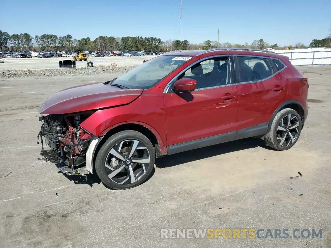 1 Photograph of a damaged car JN1BJ1CW9LW383923 NISSAN ROGUE 2020