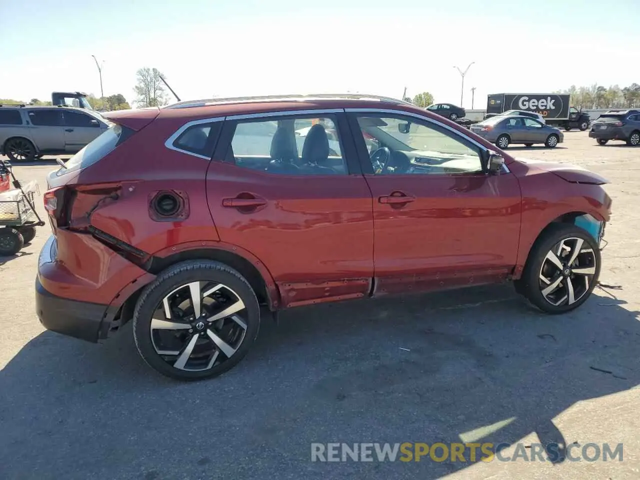 3 Photograph of a damaged car JN1BJ1CW9LW383923 NISSAN ROGUE 2020