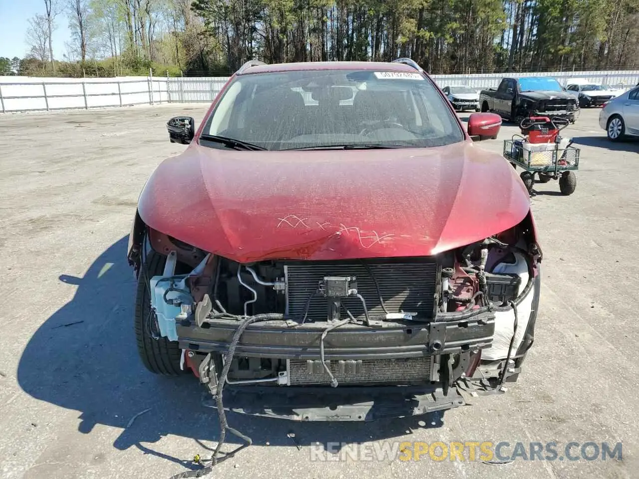 5 Photograph of a damaged car JN1BJ1CW9LW383923 NISSAN ROGUE 2020