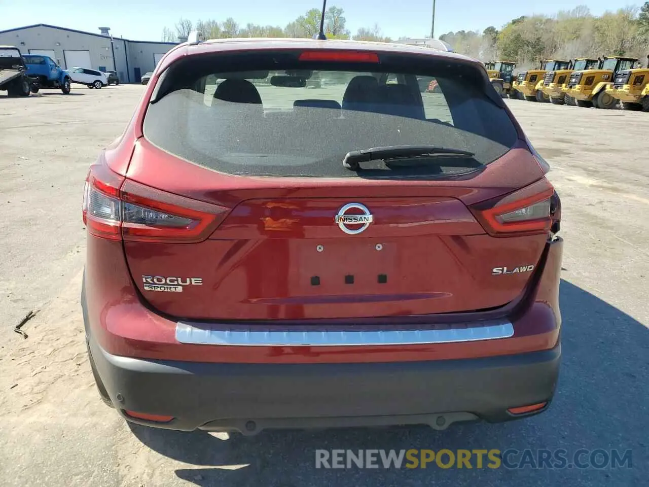 6 Photograph of a damaged car JN1BJ1CW9LW383923 NISSAN ROGUE 2020