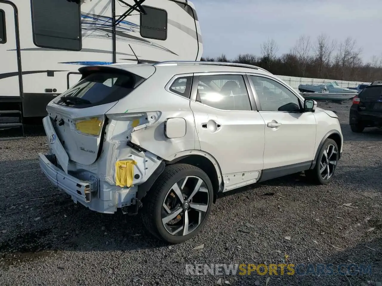 3 Фотография поврежденного автомобиля JN1BJ1CWXLW651183 NISSAN ROGUE 2020