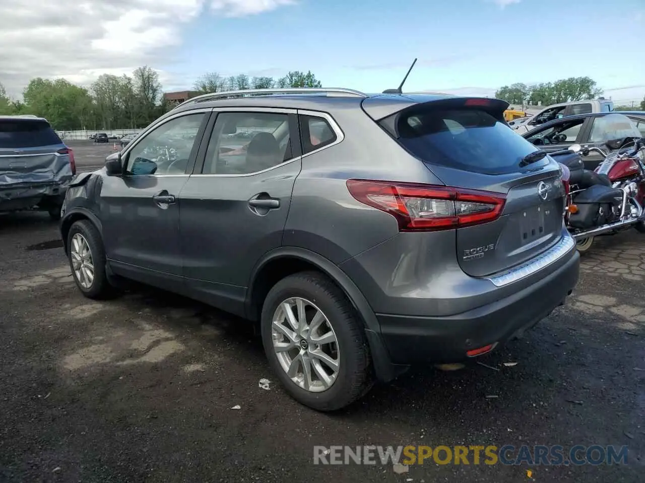 2 Фотография поврежденного автомобиля JN1BJ1CWXLW652141 NISSAN ROGUE 2020