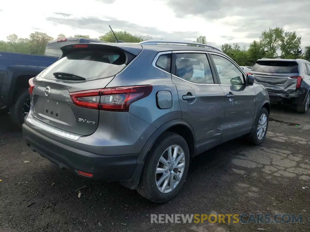 3 Фотография поврежденного автомобиля JN1BJ1CWXLW652141 NISSAN ROGUE 2020
