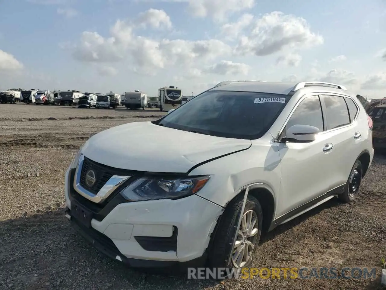 1 Photograph of a damaged car JN8AT2MT0LW011842 NISSAN ROGUE 2020