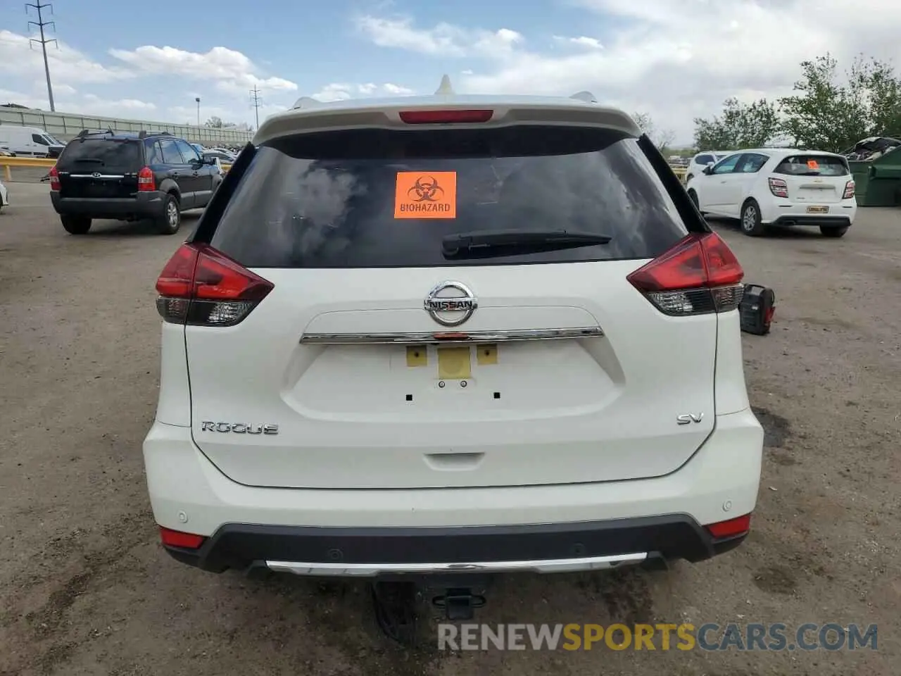 6 Photograph of a damaged car JN8AT2MT1LW003992 NISSAN ROGUE 2020