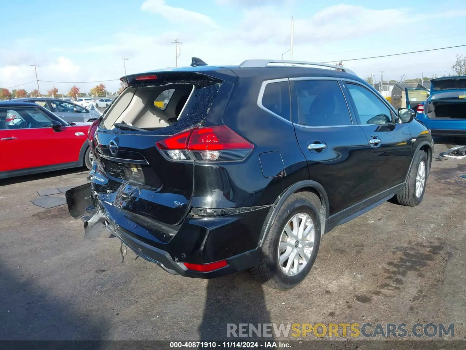 4 Фотография поврежденного автомобиля JN8AT2MT2LW002799 NISSAN ROGUE 2020
