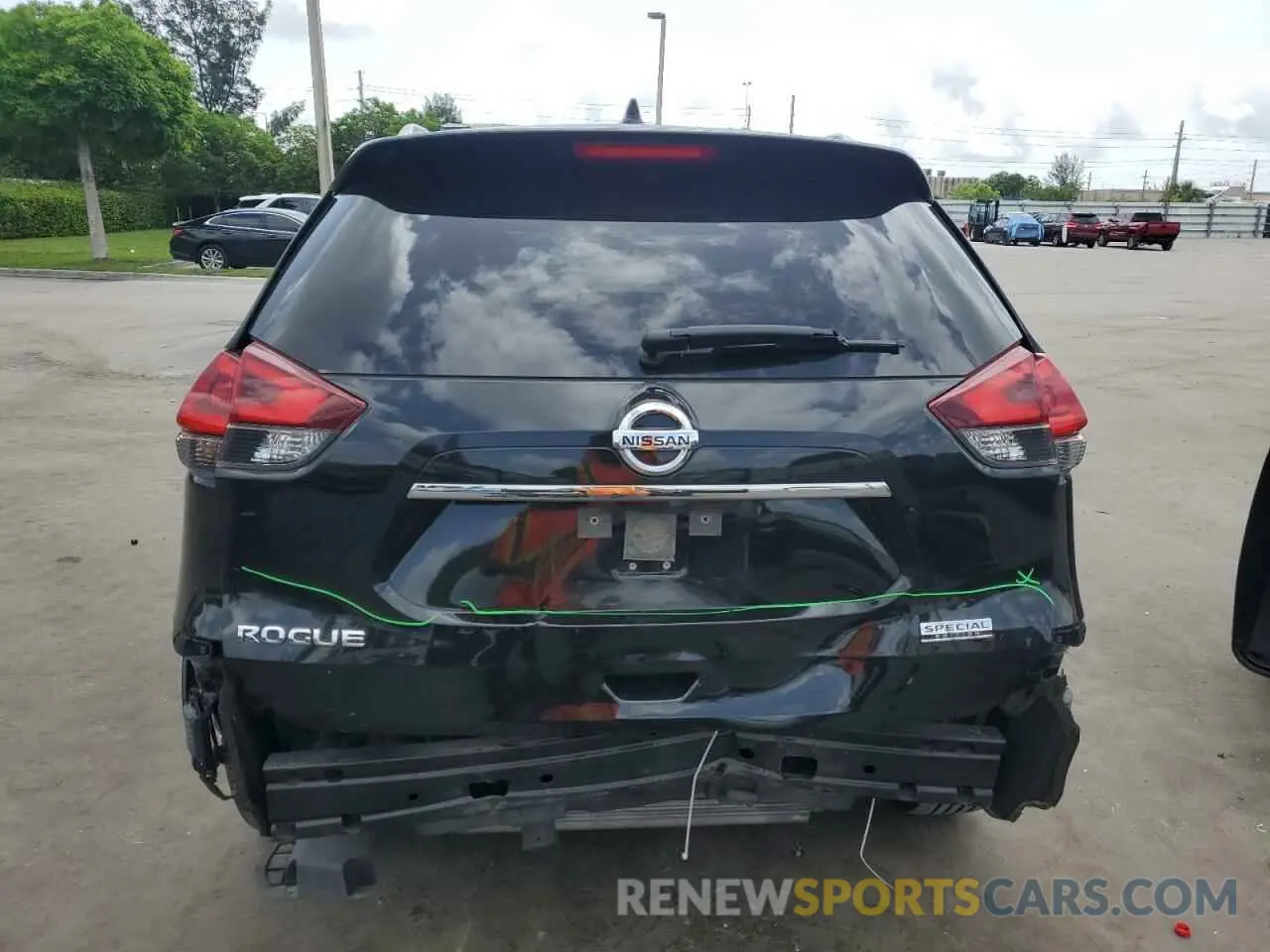 6 Photograph of a damaged car JN8AT2MT4LW033794 NISSAN ROGUE 2020