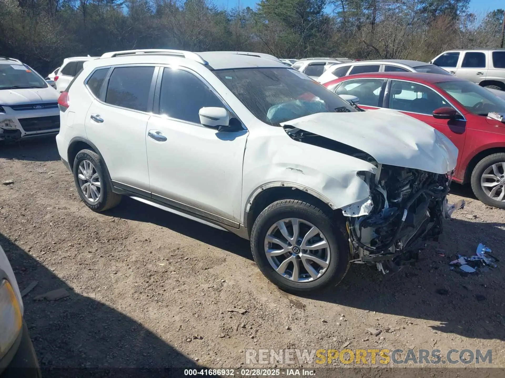 1 Photograph of a damaged car JN8AT2MT4LW043452 NISSAN ROGUE 2020