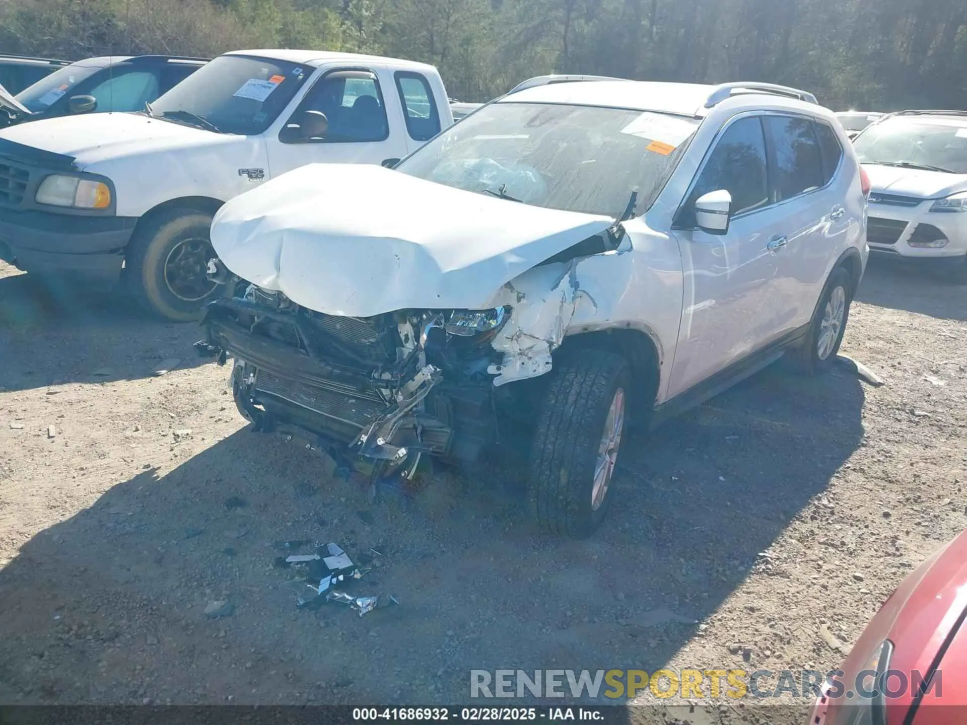 2 Photograph of a damaged car JN8AT2MT4LW043452 NISSAN ROGUE 2020