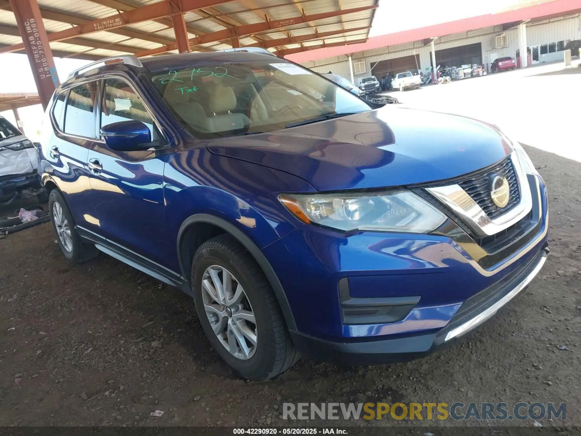 1 Photograph of a damaged car JN8AT2MT6LW004541 NISSAN ROGUE 2020