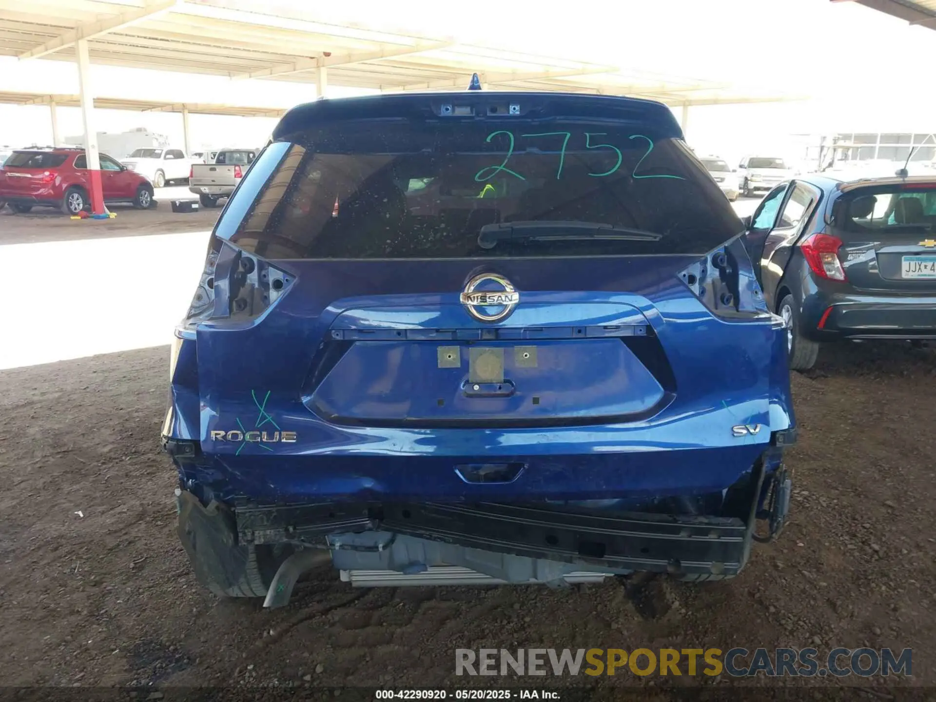 6 Photograph of a damaged car JN8AT2MT6LW004541 NISSAN ROGUE 2020