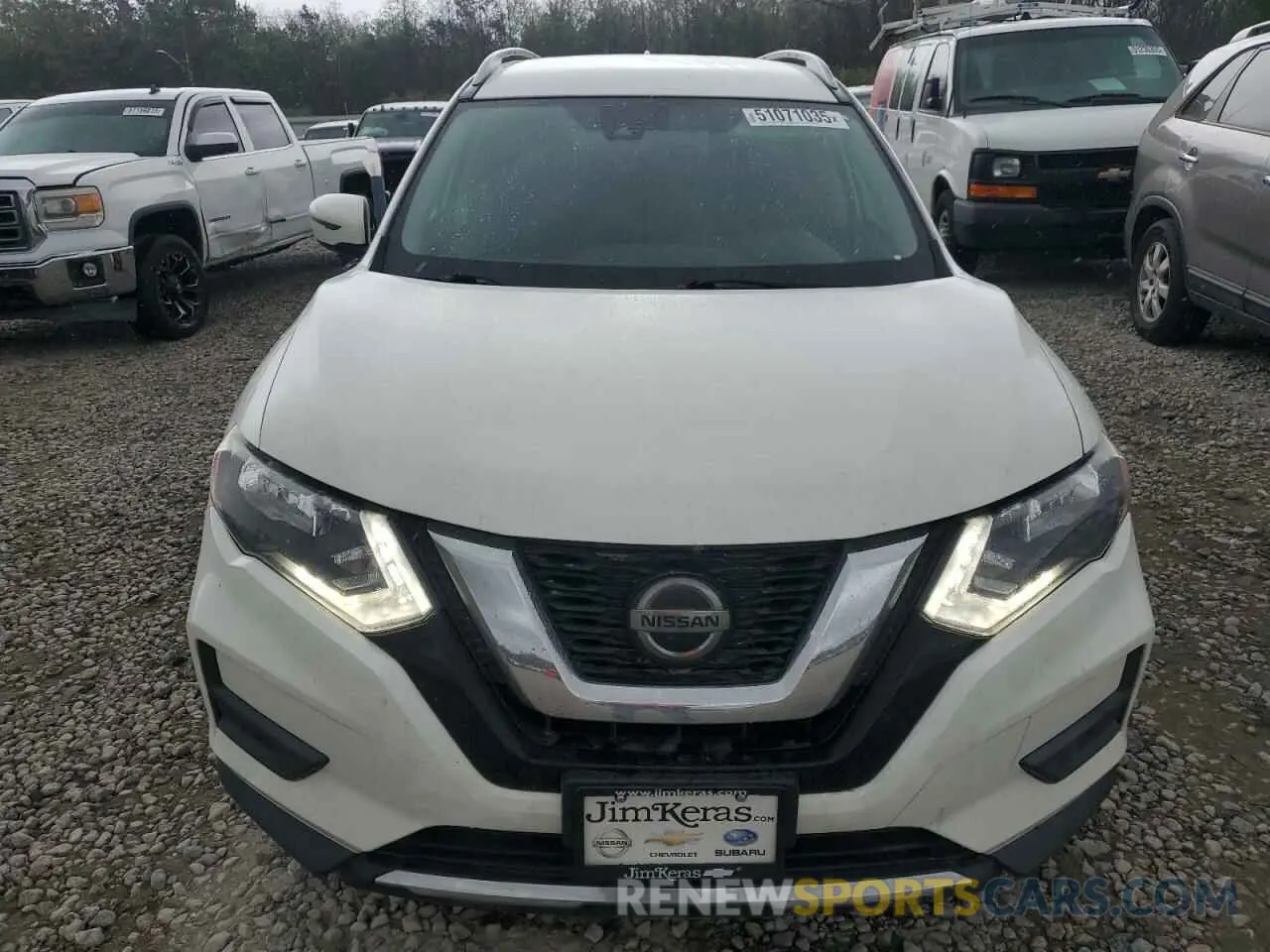 5 Photograph of a damaged car JN8AT2MT7LW011157 NISSAN ROGUE 2020