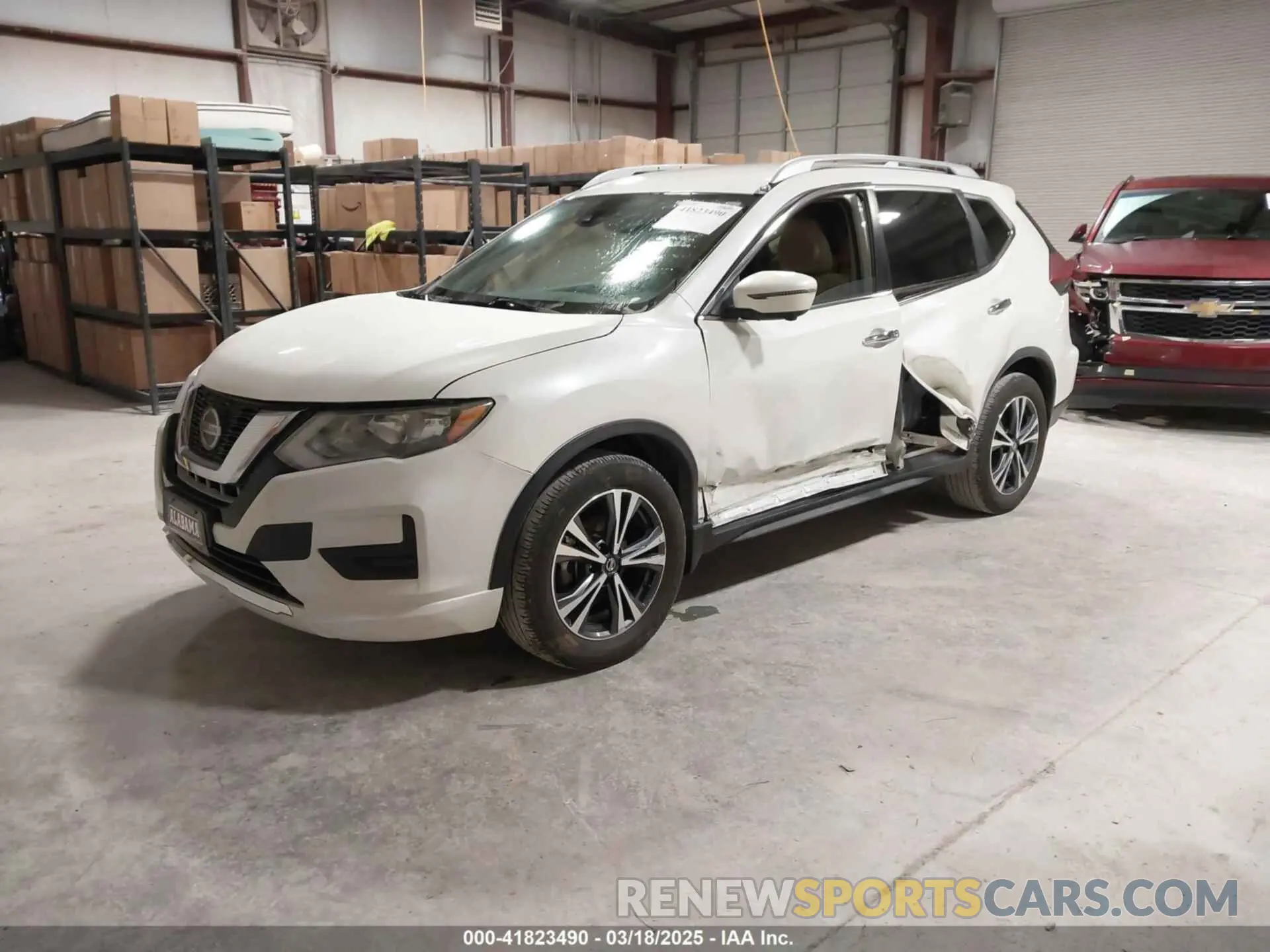 2 Photograph of a damaged car JN8AT2MT8LW005075 NISSAN ROGUE 2020