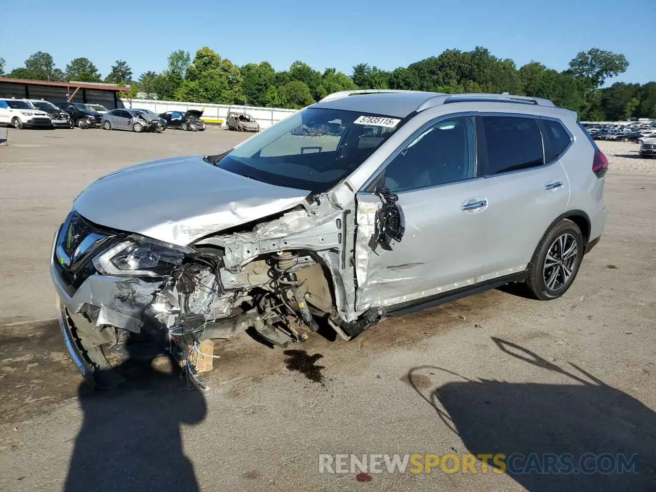 1 Фотография поврежденного автомобиля JN8AT2MT8LW008591 NISSAN ROGUE 2020