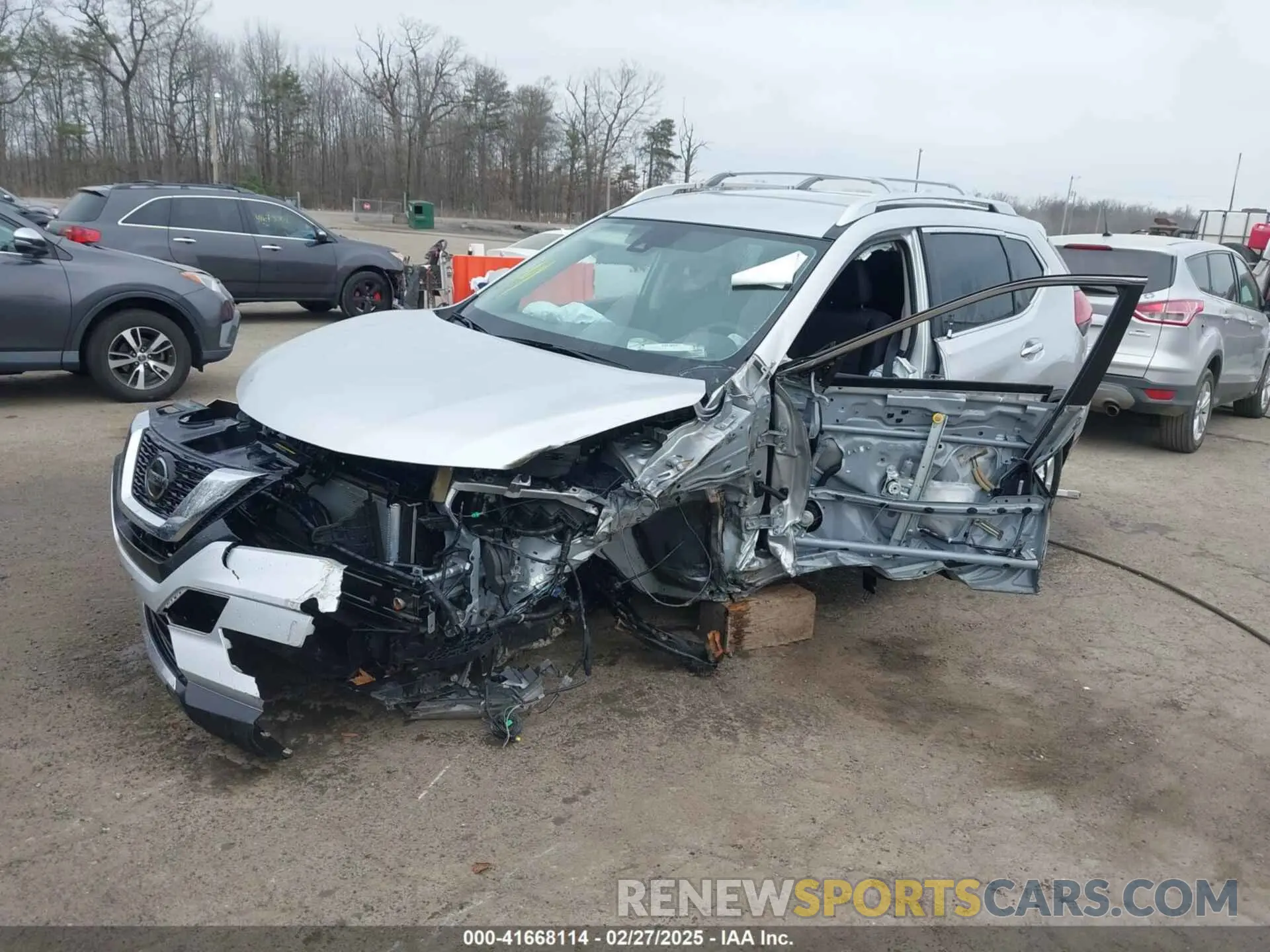 2 Photograph of a damaged car JN8AT2MV1LW118836 NISSAN ROGUE 2020