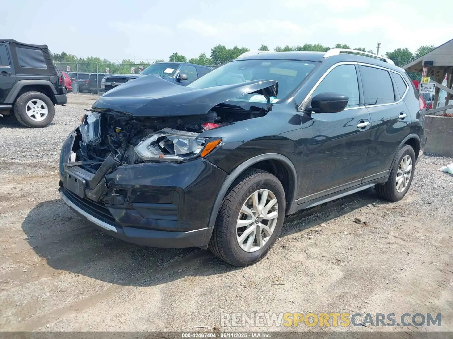 2 Photograph of a damaged car JN8AT2MV2LW109143 NISSAN ROGUE 2020