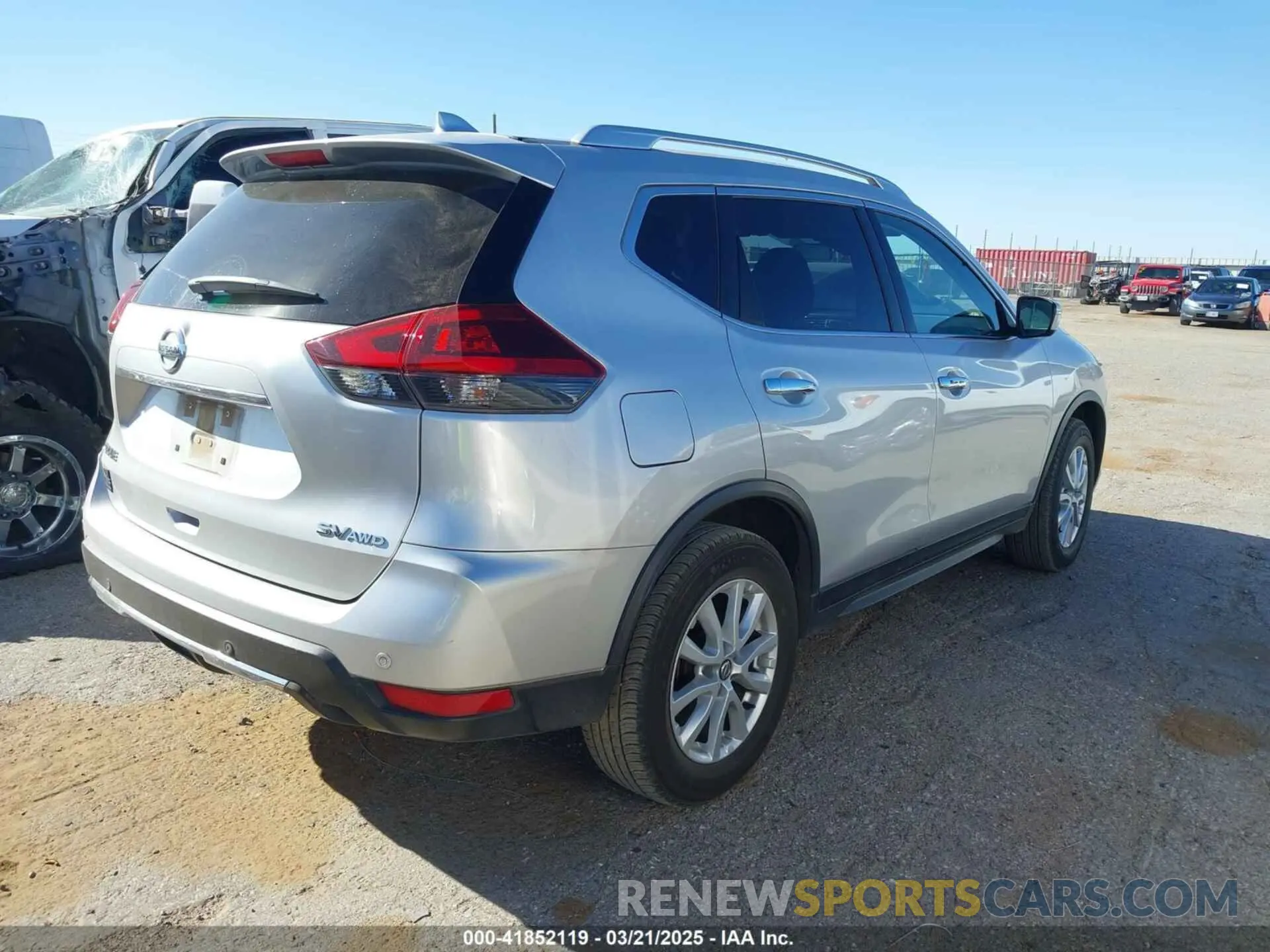 4 Photograph of a damaged car JN8AT2MV2LW112222 NISSAN ROGUE 2020