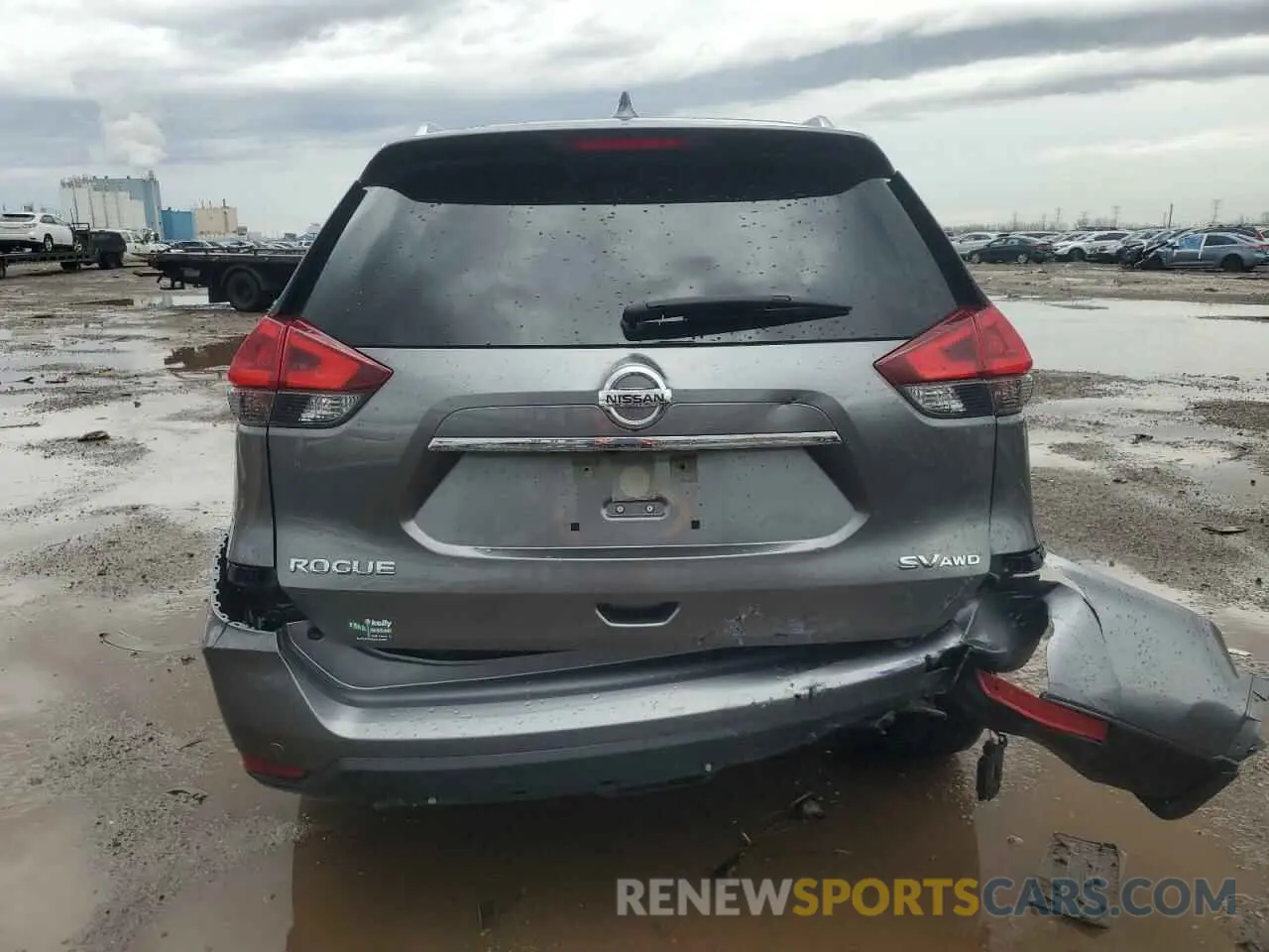 6 Photograph of a damaged car JN8AT2MV7LW122180 NISSAN ROGUE 2020