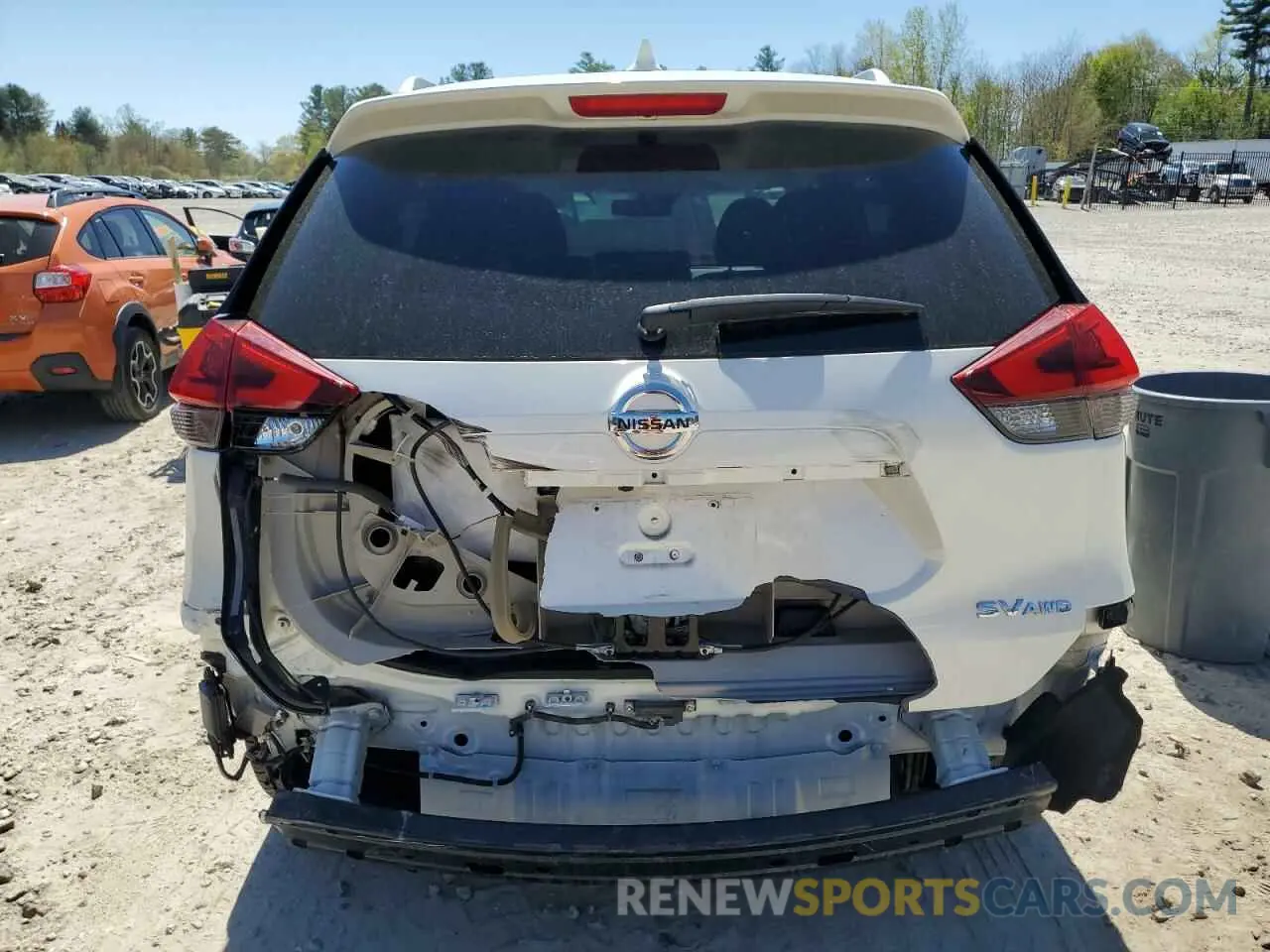 6 Photograph of a damaged car JN8AT2MV9LW100259 NISSAN ROGUE 2020