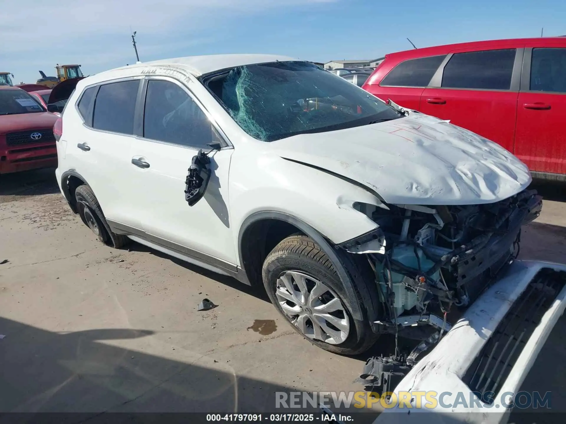1 Photograph of a damaged car JN8AT2MV9LW139224 NISSAN ROGUE 2020