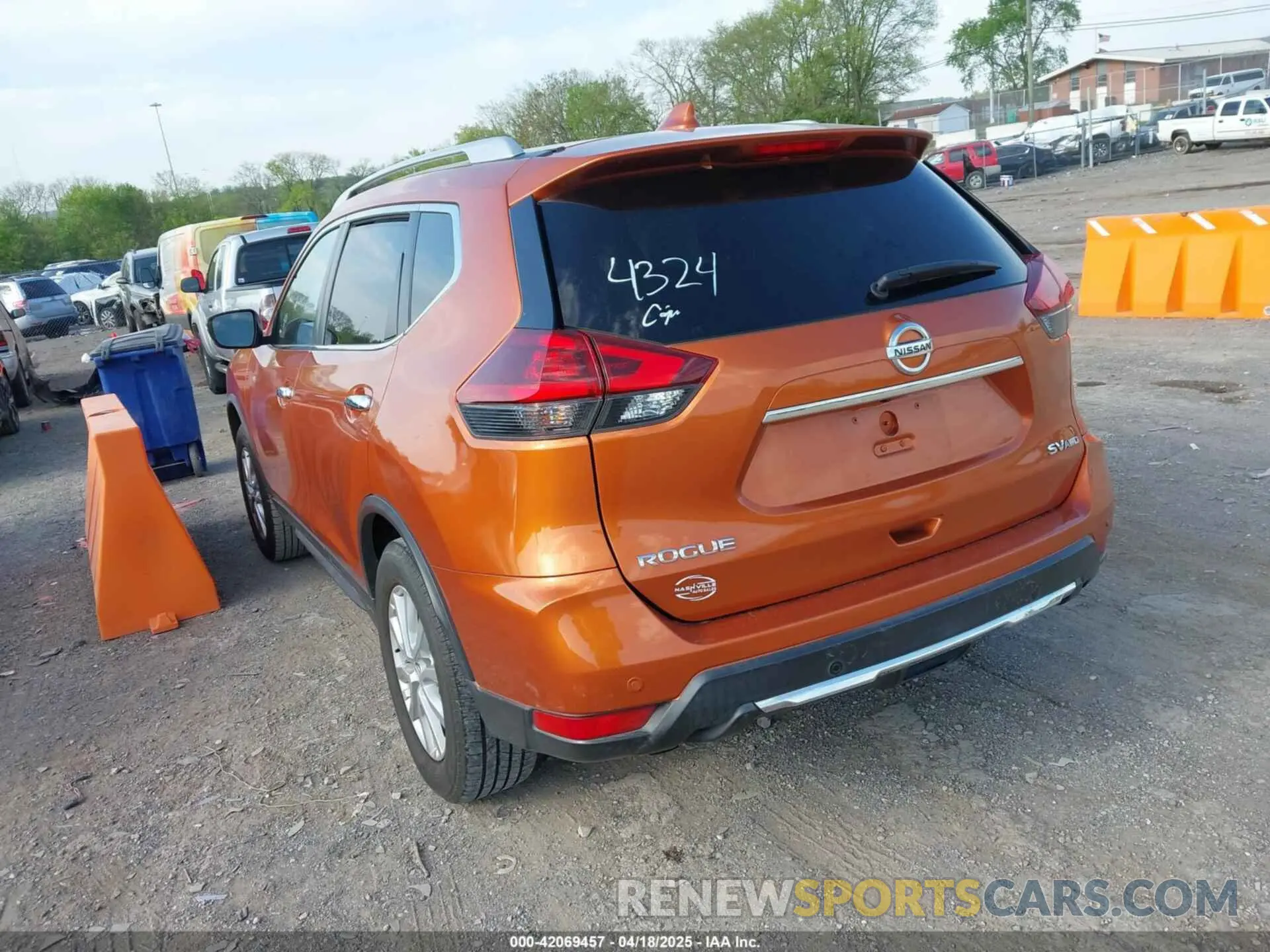 3 Фотография поврежденного автомобиля JN8AT2MVXLW134324 NISSAN ROGUE 2020