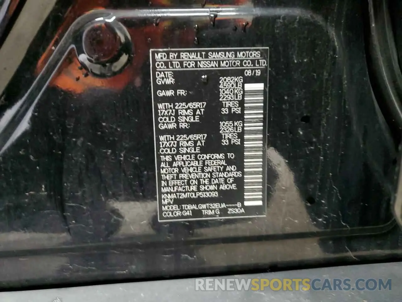 13 Фотография поврежденного автомобиля KNMAT2MT0LP513093 NISSAN ROGUE 2020