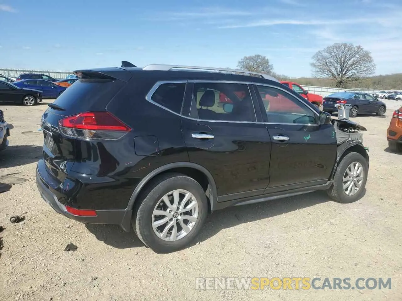3 Photograph of a damaged car KNMAT2MT1LP535748 NISSAN ROGUE 2020